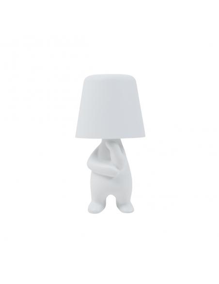 LENOX WHITE LED TABLE LAMP - RECHARGEABLE BATTERY
