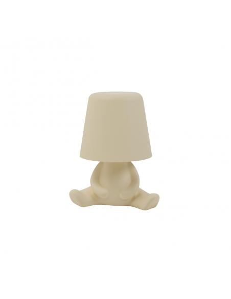 LENOX CREAM LED TABLE LAMP - RECHARGEABLE BATTERY