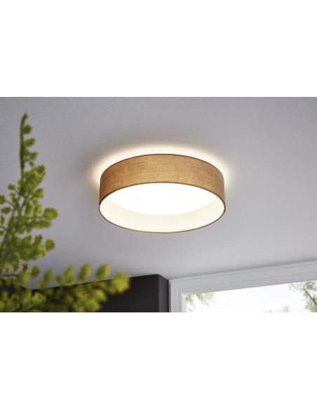 EGLO 31589 - PASTERI Ceiling lamp in Acrylic, steel and Textile