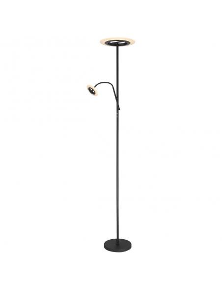 BLACK LED LOUNGE STAND BISTROT 30W+5W / 3000+500LM 4000K