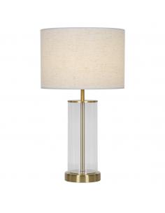 CALABRIA BRASS TABLE LAMP 1 X 60W E-27
