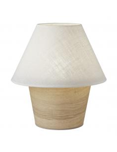 CARLO BEIGE/WOOD TABLE LAMP 1 X 60W E-27