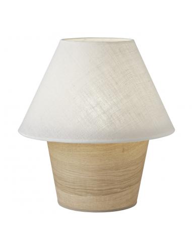 CARLO BEIGE/WOOD TABLE LAMP 1 X 60W E-27
