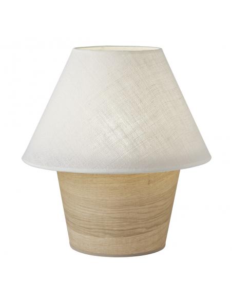 CARLO BEIGE/WOOD TABLE LAMP 1 X 60W E-27