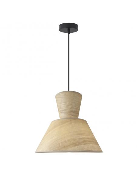 COLGANTE CARLO MADERA 1 X 60W E-27