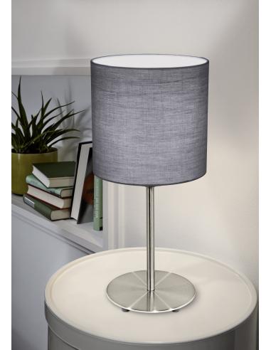 EGLO 9229 - Lámpara De Mesa BASIC 1xE27/40W Blanco