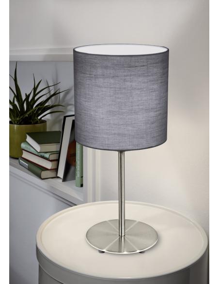 EGLO 31596 - PASTERI Table Lamp in Steel and Textile