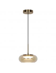 CITÉ GOLD-AMBER LED PENDANT 9W 500LM 3000K