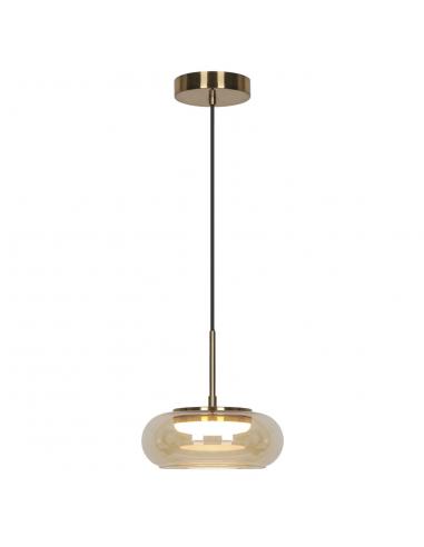 CITÉ GOLD-AMBER LED PENDANT 9W 500LM 3000K
