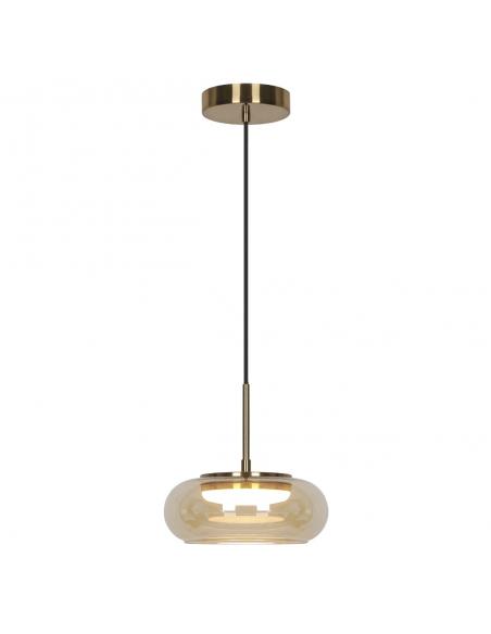 CITÉ GOLD-AMBER LED PENDANT 9W 500LM 3000K