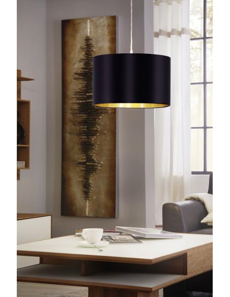 EGLO 31599 - MASERLO Pendant lamp in Steel and Textile