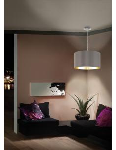EGLO 31603 - MASERLO Hanging Lamp in Nickel-matte Steel and Textile 2