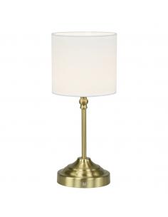 HALL TABLE LAMP BRASS LED 2W - BATTERY