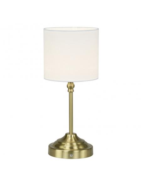 HALL TABLE LAMP BRASS LED 2W - BATTERY