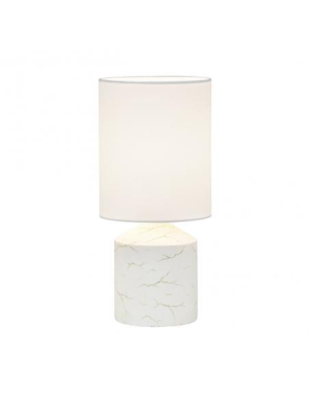 KITSU WHITE TABLE LAMP 1 X 40W E-14