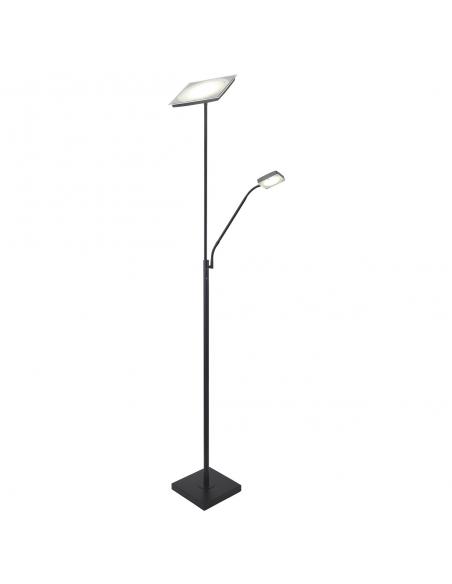 PIE SALON LAMBER NEGRO LED 30W+5W / 3180+300LM /4000K