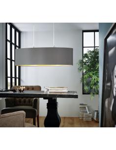 EGLO 31614 - MASERLO Hanging Lamp in Nickel-matte Steel and Textile 2