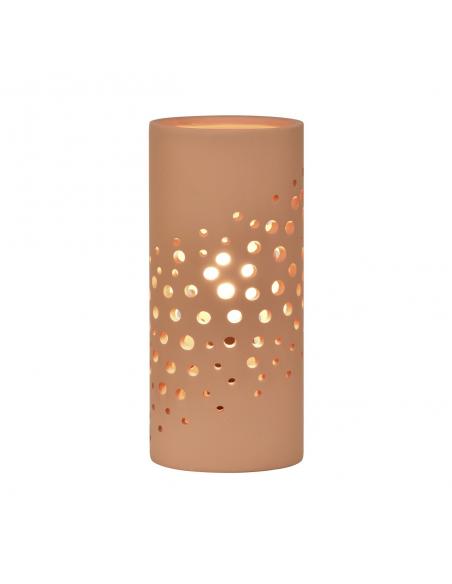 TERRACOTTA LAVA TABLE LAMP 1 X 40W E-14
