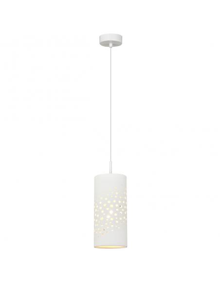 LAVA WHITE CERAMIC PENDANT 1 X 40W E-14