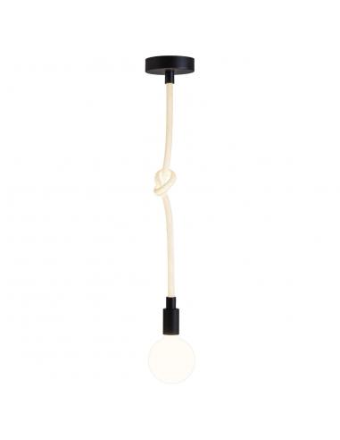 LEXA WHITE ROPE PENDANT 1 X 60W E-27 - LED 11W