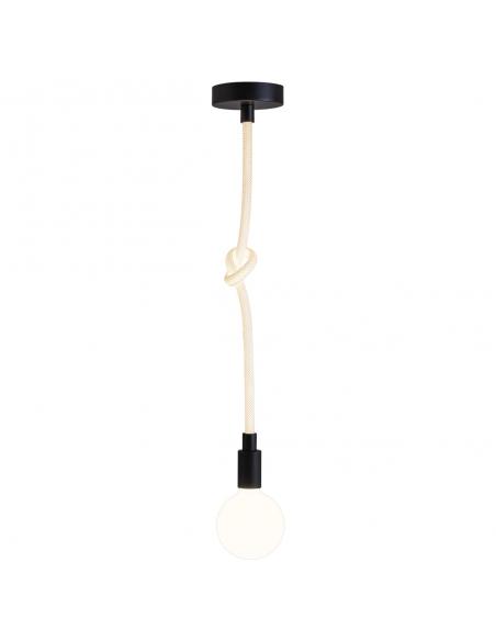 LEXA WHITE ROPE PENDANT 1 X 60W E-27 - LED 11W