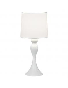 LOLA WHITE TABLE LAMP 1 X 60W E-27