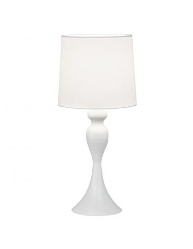 LOLA WHITE TABLE LAMP 1 X 60W E-27