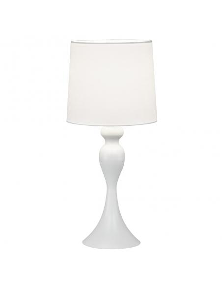 LOLA WHITE TABLE LAMP 1 X 60W E-27