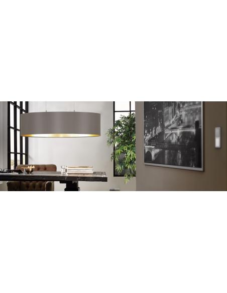 EGLO 31619 - MASERLO Pendant lamp in Steel and Textile