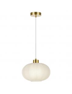 NAWA BRASS-OPAL PENDANT 1 X 60W E-27