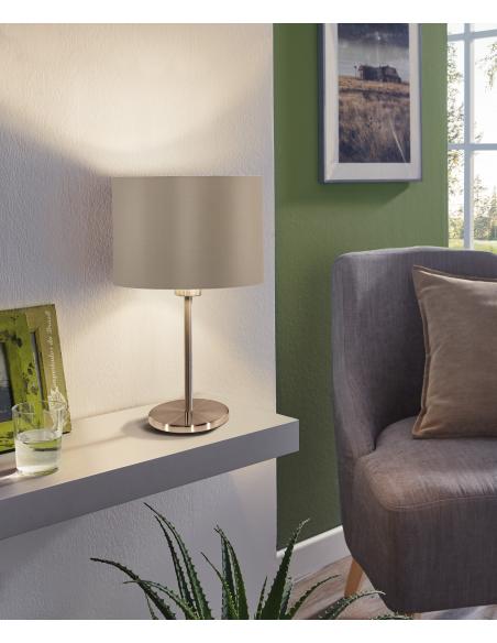 EGLO 31629 - MASERLO Table Lamp in Steel and Textile