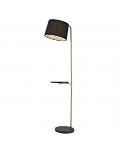TAU BRASS-BLACK LIVING ROOM FOOT 1 X 60W E-27