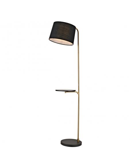 TAU BRASS-BLACK LIVING ROOM FOOT 1 X 60W E-27