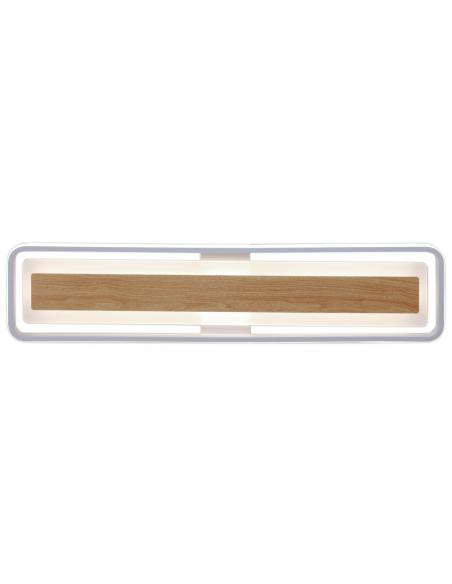 VOLANO WOOD-BLCO LED CEILING LIGHT 80W 6232LM 4000K- 80*18CM