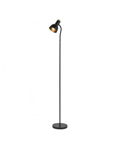 LIVING ROOM FOOT ANDER BLACK WOOD 1 X 60W E-27