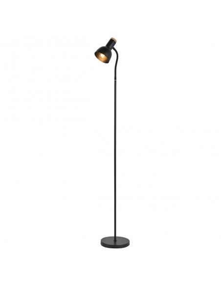 LIVING ROOM FOOT ANDER BLACK WOOD 1 X 60W E-27
