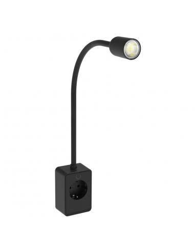 FLEXO USB ANT NEGRO LED 3W
