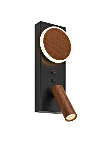 ARBAS BLACK-MADER LED WALL LIGHT 11W 740LM 3000K