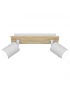 2L SMIT WHITE-WOOD STRIP 2 X 50W GU-10