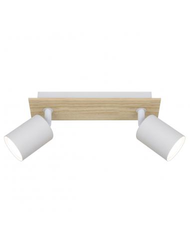 2L SMIT WHITE-WOOD STRIP 2 X 50W GU-10
