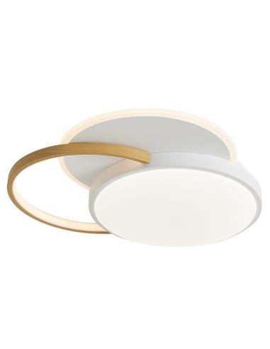 TAIGO WHITE-WOOD LED CEILING LIGHT 65W 8901LM 3000-4000-6000K