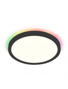 TANZA BLACK LED CEILING LIGHT 40CM LED 34W 2400LM 3000/4000/6000K