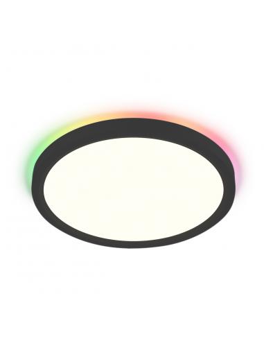 TANZA BLACK LED CEILING LIGHT 40CM LED 34W 2400LM 3000/4000/6000K