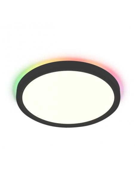 TANZA BLACK LED CEILING LIGHT 40CM LED 34W 2400LM 3000/4000/6000K