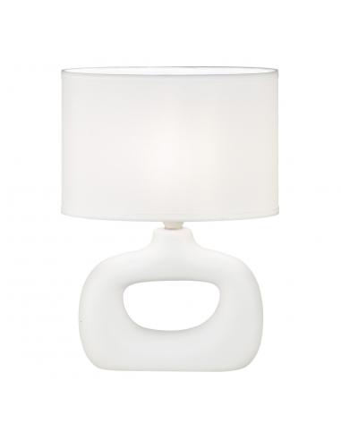 DALTON WHITE TABLE LAMP 1 X 40W E-14