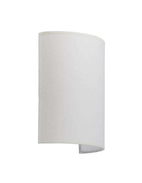WALL LAMP 2L TALA COTÓN CRUDO 2 X 60W E-27