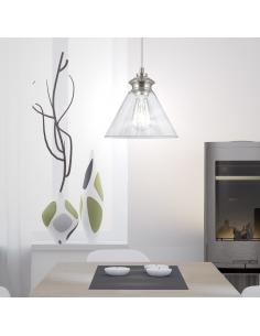 KETA SATIN NICKEL PENDANT 1 X 60W E-27 2