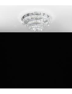 EGLO 39002 - TONERIA LED Ceiling Light in Chrome Stainless Steel and Glass 2