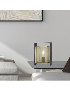 NIMES BLACK-GOLD TABLE LAMP 1 X 60W E-27 2