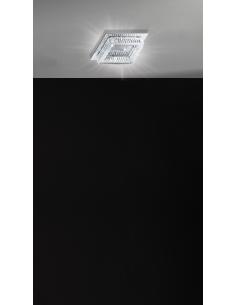 EGLO 39016 - CORLIANO LED Ceiling Light in Chrome Stainless Steel and Glass 2